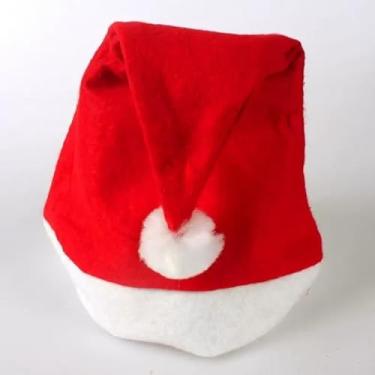 Imagem de Gorro de Natal com Pompom - Para Adultos e Crianças em Variados Tamanhos(CHAPÉUS DE NATAL 28 * 38CM,24 peças)