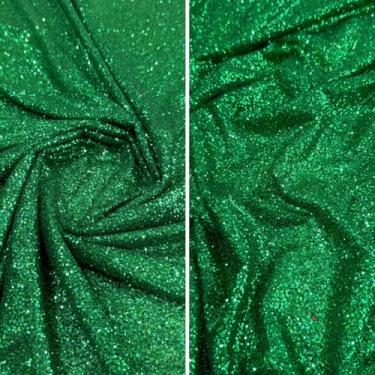 Imagem de Tecido Tule Com Glitter Pesado Explosão | 1,50m (Verde Bandeira,2m)