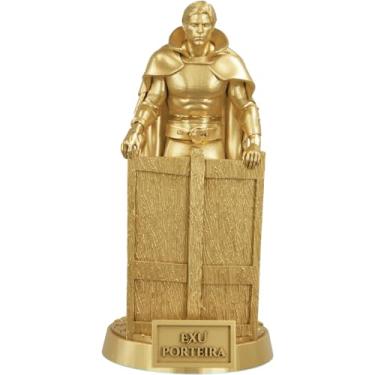 Imagem de Estátua Exu Porteira Umbanda Candomblé (Cor Ouro)