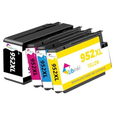 Imagem de Ubinki Pacote combo de cartucho de tinta 952XL compatível com impressoras HP 952 XL HP952 HP952XL para Officejet Pro 8710 7740 8720 8702 8210 7720 8715 8730 8740 8216 8725 8200 (Maga ciano preto