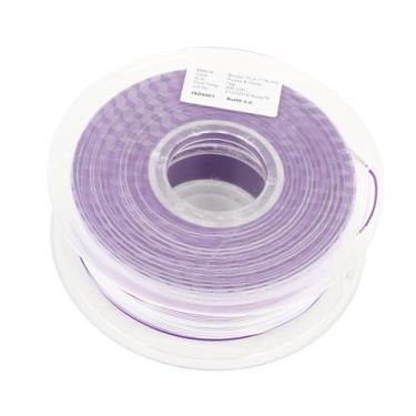 Imagem de Impressora 3D PLA Filament Dual Color Roxo Branco Em 1 Coextrusão PLA 3D Printing Filament Fiação Pura Impressão Suave Aparência Sedosa 1,75 Mm Bicolor PLA Material Impressora