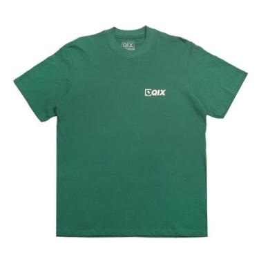 Imagem de CAMISETA QIX STREET MINIMAL LOGO Cor:VerdeTamanho:G1, Verde, G1