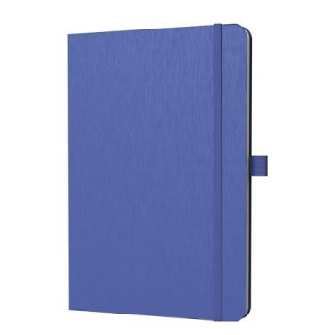 Imagem de ONAVIA Caderno de capa dura pautado papel 80GSM - azul royal, tamanho A5