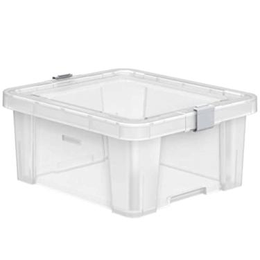 Imagem de Caixa Organizadora Tramontina Office em Polipropileno Transparente 17 L