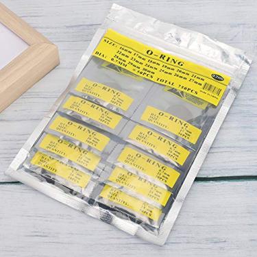 Imagem de Acouto Juntas Redondas para Relógios ou Arruelas de Vedação de Borracha - Tamanhos Versáteis para Reparo e Manutenção de Relógios (Conjunto de anel à prova d'água de 0,5 mm)