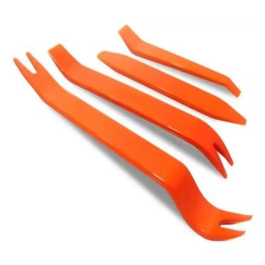 Imagem de Jogo Com 4 Espatulas Remocao Painel Forro De Porta Veicular