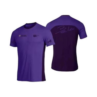 Imagem de Camiseta De Tênis Masculina De Verão Solta, Cor Sólida, Gola Redonda, 