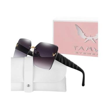 Imagem de Óculos De Sol Unissex Sem Armação Com Proteção UV Para Atividades Ao A