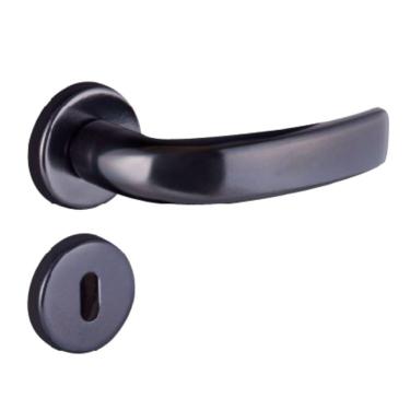 Imagem de Fechadura Galaxy Interna Preto Fosco - 82512 - Aliança Fech.galaxy - Int. 4182 Preto Fosco - 82512 - Aliança