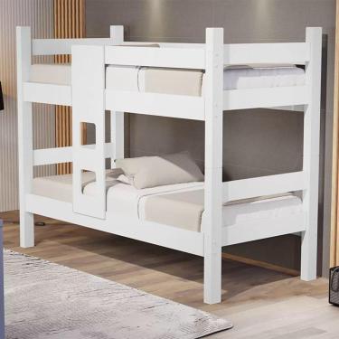 Imagem de Beliche Letícia Branco Com Colchões - Cambel