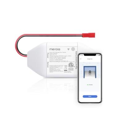 Imagem de Controle remoto inteligente para abridor de porta de garagem, controle de aplicativo, funciona com Alexa, Google Assistant e SmartThings, sem necessidade de hub