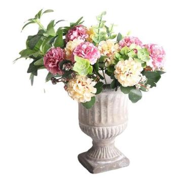 Imagem de Vaso de flores, vaso de cimento, design de troféu europeu vintage - yi