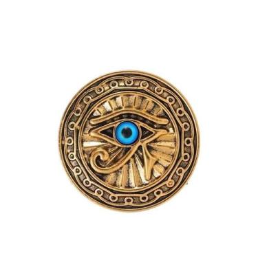 Imagem de Broche Vintage Eye of Horus em estilo egípcio retrô - yiweisai