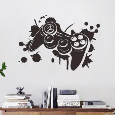 Imagem de Adesivos de parede Game Controller Graffiti Splash Style 57x30cm - yiw