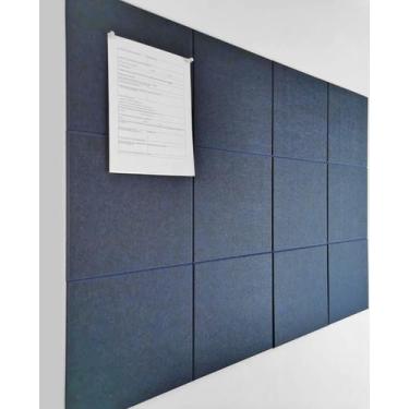 Imagem de Placa de cortiça DECORITA Large Office 48x36cm - pacote com 12 telhas 