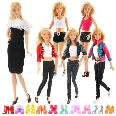 Imagem de Roupas e acessórios para bonecas femininas de 11,5 polegadas - Carreut