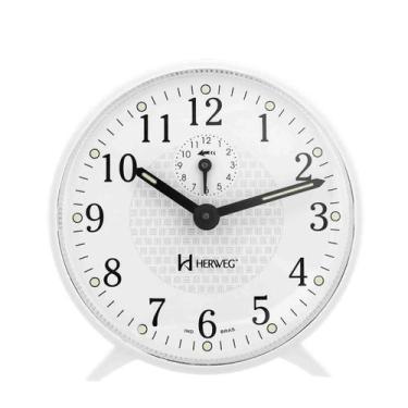Imagem de Despertador herweg a corda branco 2220-021