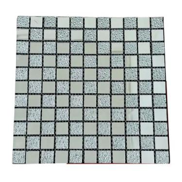 Imagem de Pastilha De Vidro Adesiva Para Parede Cozinha Banheiro Sala Decorativa