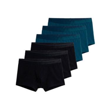 Imagem de Kit com 6 Cuecas Sunga Lupo 480-003 Colorido, Azul marinho, P