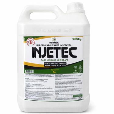 Imagem de Injetec 5l Impermeabilizante Elimina Umidade No Pé Da Parede - VBRASIL