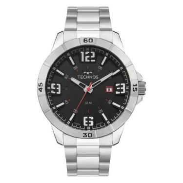 Imagem de Relógio Technos Masculino Racer Premium Prata - 2115UAK/1R