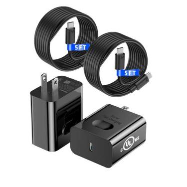 Imagem de Charger Block Huntkey 45 W, carregador super rápido USB-C, pacote com 