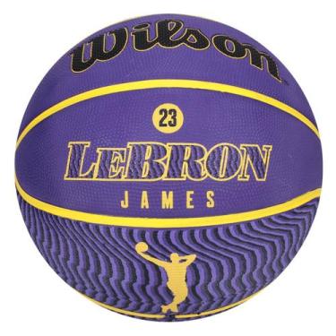 Imagem de Bola Basquete NBA Wilson Los Angeles Lakers Player Icon Outdoor Lebron