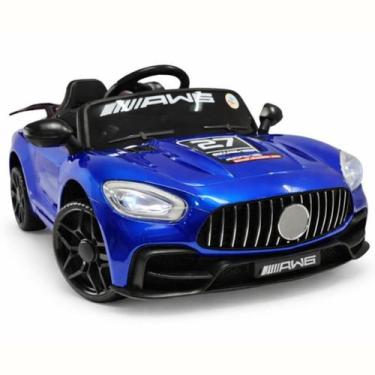 Imagem de Carrinho Elétrico Controle Remoto 6 Volts COR: AZUL - UNI TOYS