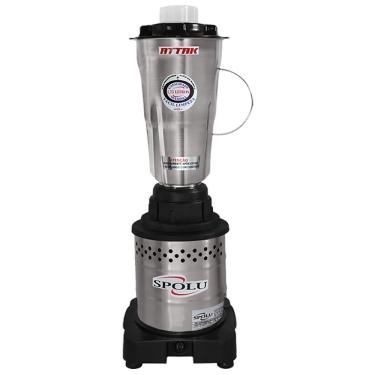 Imagem de Liquidificador Spolu Attak SPL038 800W 1,75L Alta Rotacao Inox Base Antiderrapante 220V