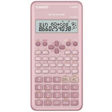 Imagem de Calculadora Cientifica Casio FX-82MS-2 Rosa 240 Funcoes Original Escol