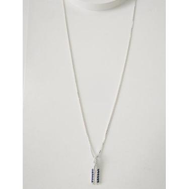 Imagem de Colar nossa senhora aparecida fina prata 925 - Ilumyna