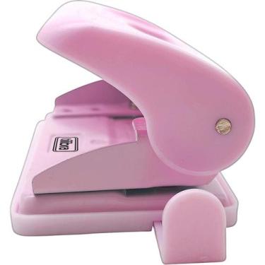 Imagem de Perfurador 2 Furos 10 Folhas P210 Rosa Claro Tilibra