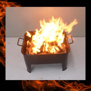 Imagem de Lareira Externa A Lenha Braseiro De Jardim Portátil