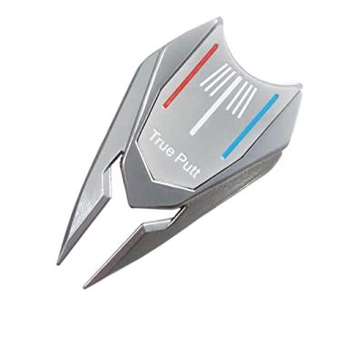 Imagem de YIJU Repair Marker Auxílios de Golfe funciones Destacável Equipamento de Golfe Pratique Gadget Portátil Taco de Golfe para de, Prata