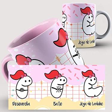 Imagem de Caneca Rosa Flork Desenrola Bate Joga de Ladinho 1b