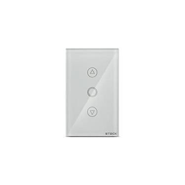 Imagem de Steck, Interruptor Inteligente 4x2”, Dimmer Touch Wi-Fi Steck Ambiente Conectado, Bivolt, Branco