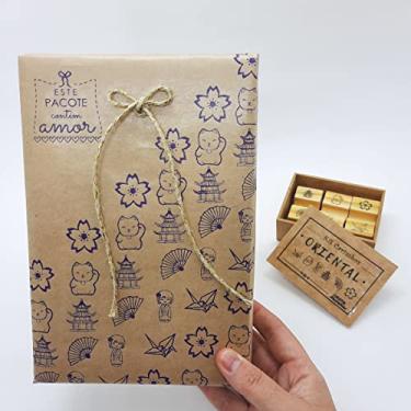 Imagem de Kit de Selos Oriental Nova Carimbos Borracha