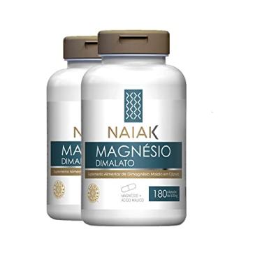 Imagem de Kit 2 Magnésio Dimalato Naiak 60 cápsulas