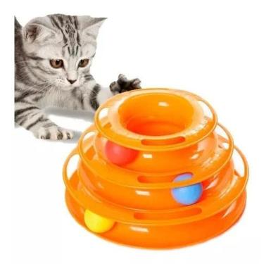 Imagem de Brinquedo Interativo para Gatos Torre de Bolinhas