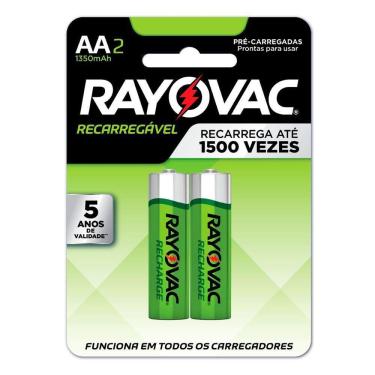 Imagem de Pilha Recarregavel Eco Aa Com 2 1350Mah 55802
