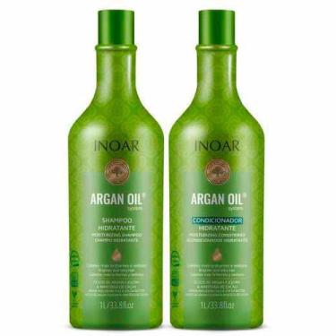Imagem de Inoar Argan Oil Kit Cond+Shampoo 1Litro Hidratante