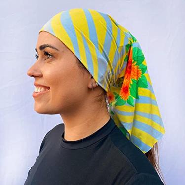 Imagem de BANDANA GIRASSOL VOU DE BIKE E SALTO ALTO - U