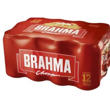 Imagem de Cerveja Brahma 350 Ml Caixa Com 12 Unidades