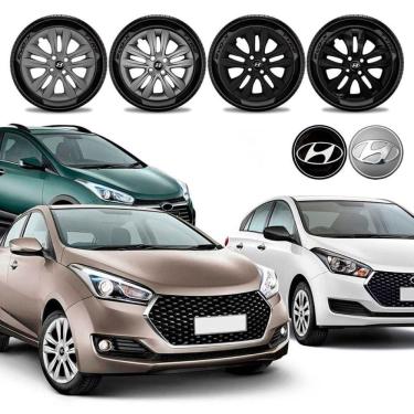 Imagem de Jogo calota Hyundai HB20 HB20S HB2OX 2012 a 2019 Aro 14