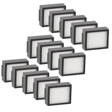 Imagem de (Pacote com 14) filtro HEPA j9+ j7+ para iRobot Roomba j7+, j9+, Combo i5+ Combo j5+ Roomba i7 i7+ j7 Plus i3 i3+ i2 i2+ i1 i1+ i4 i6 i6+ i8 i8+ E6 E7 E I & J kit de filtros (NÃO PARA Combo j7+ j9+ 10