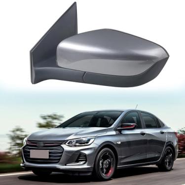 Imagem de Espelho lateral do motorista adequado para Chevrolet Onix 2020, 2021, 2021, 2023, Chevrolet Onix, conjunto de espelho lateral, retrovisor, lente elétrica ajustada