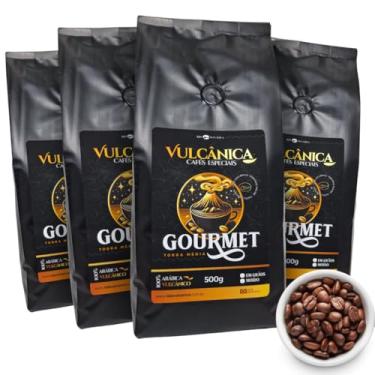 Imagem de Café Torrado Em Grãos 100% Arábica Região Vulcânica - Torra Média 2kg