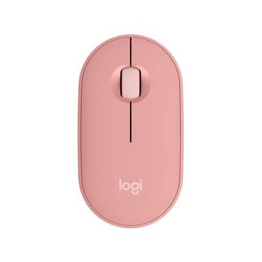 Imagem de Mouse sem Fio Logitech Pebble Mouse 2 M350s Rosa - 910007048