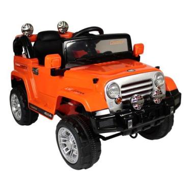 Imagem de Jipe Elétrico Infantil Trilha 12V Laranja Bel, Laranja, Jipe