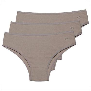 Imagem de Kit 3 Tangão Cotton Penteado Feminina Estilo Atacado - Básica Linda, C